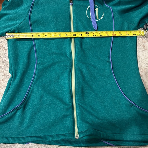 Women’s Cabelas Hoodie Full Zip Hoodie Green Medium - Picture 8 of 11